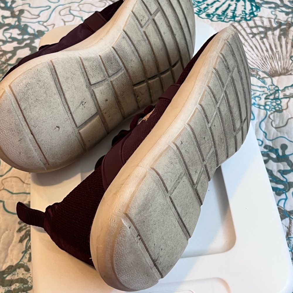 U.S. Polo Assn. Maroon Sneakers Knit Mesh Casual - Picture 6 of 6